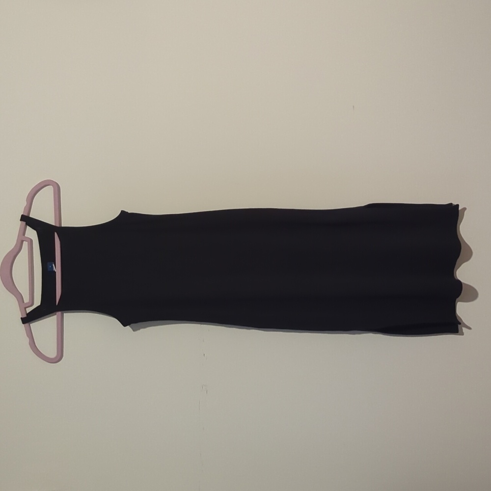 Old Navy Black Halter Sheath Maxi Dress